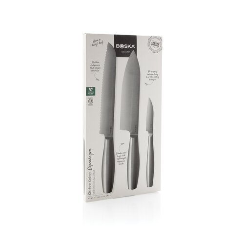 BOSKA Küchenmesser Copenhagen, 3er-Set