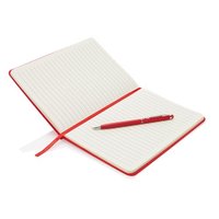 Basic Hardcover PU A5 Notizbuch mit StylusStift