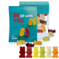 Bio Gummibärchen ca 15g Express MidiTüte mit Werbereiter