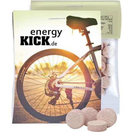 Bio Acerola-Kirsch Drops, ca. 15g, Express Midi-Tüte mit Werbereiter