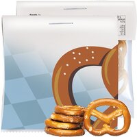 Bio Mini Brezeln Original ca 7g Express MaxiTüte mit Werbereiter