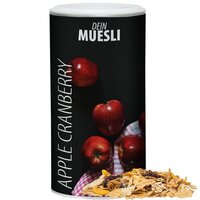 Müsli ApfelCranberry ca 160g Pappdose Medium