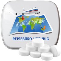 Pfefferminz Drops zuckerfrei ca 20g Mintdose weiß