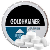 Pfefferminz Drops zuckerfrei ca 20g KlickKlack Dose weiß