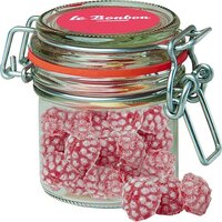 Himbeer Bonbons ca 60g Bonbonglas Mini