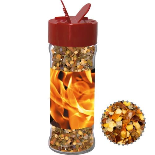 Bio Gewürzmischung Feuer und Flamme, ca. 45g, Glas mit Streuaufsatz