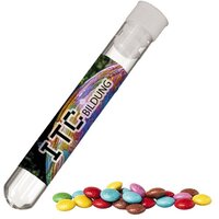 Bunte Schokolinsen ca 10g Reagenzglas