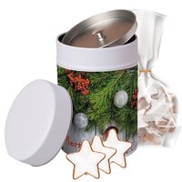 Zimtsterne ca 100g Beutel in Metalldose Maxi