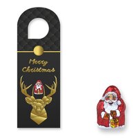 Mini SchokoWeihnachtsmänner ca 7g Türhänger
