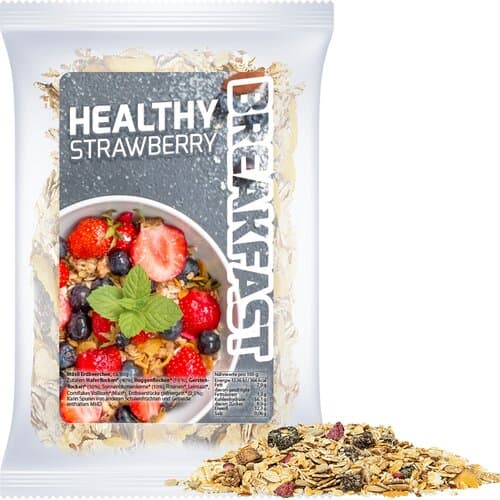 Bio Müsli Erdbeerchen, ca. 50g, Express Maxi-Tüte mit Etikett
