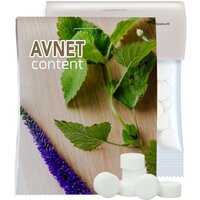 Bio Pfefferminz Drops ca 15g Express MidiTüte mit Werbereiter