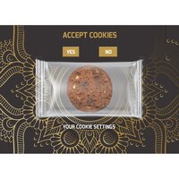 Bio Cookie SchokoHaselnuss ca 7g Werbekarte