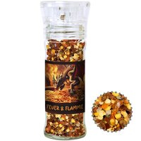 Bio Gewürzmischung Feuer und Flamme ca 45g transparente Gewürzmühle