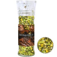 Gewürzmischung BBQ Kräuter Rub ca 30g transparente Gewürzmühle
