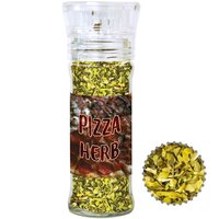 Gewürzmischung PizzaKräuter ca 15g transparente Gewürzmühle