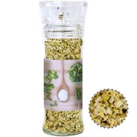 Bio Gewürzmischung Kräutersalz ca 50g transparente Gewürzmühle