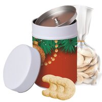Vanillekipferl ca 100g Beutel in Metalldose Maxi