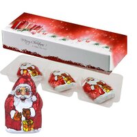 Mini SchokoWeihnachtsmänner ca 20g Faltschachtel