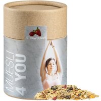 Bio Müsli Erdbeerchen ca 60g Kraftpapierdose Midi