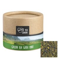 Bio Grüner Tee mit Minze ca 10g Kraftpapierdose Mini