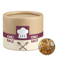 Gewürzmischung ChiliSalz ca 30g Kraftpapierdose Mini