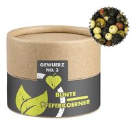 Gewürzmischung bunte Pfefferkörner ca 38g Kraftpapierdose Mini