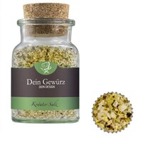 Bio Gewürzmischung Kräutersalz ca 80g Korkenglas