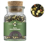 Gewürzmischung bunte Pfefferkörner ca 65g Korkenglas