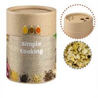 Bio Gewürzmischung Kräutersalz ca 80g Kraftpapierstreuer Midi
