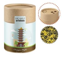 Gewürzmischung OrangenPfeffer ca 75g Kraftpapierstreuer Midi