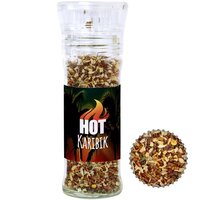 Gewürzmischung HOT Karibik Mix ca 35g transparente Gewürzmühle