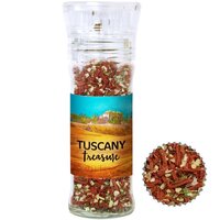Bio Gewürzmischung Toskanische Bruchetta ca 35g transparente Gewürzmühle