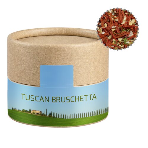 Bio Gewürzmischung Toskanische Bruchetta, ca. 28g, Kraftpapierdose Mini