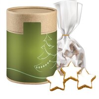 Bio Zimtsterne ca 100g Beutel in Kraftpapierdose Maxi