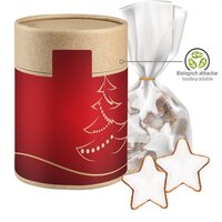 Zimtsterne ca 100g Beutel in Kraftpapierdose Maxi