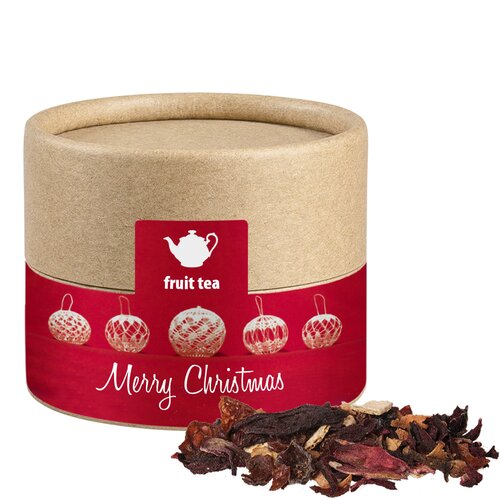 Bio Weihnachts Früchtetee, ca. 25g, Kraftpapierdose Mini
