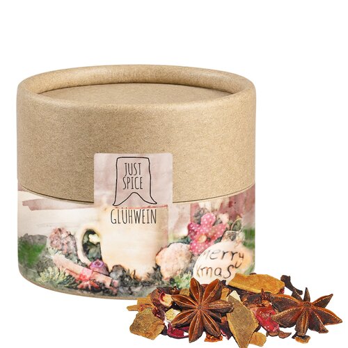 Glühweingewürz grob, ca. 20g, Kraftpapierdose Mini