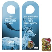 SchokoWeihnachtsbärchen ca 7g Türhänger