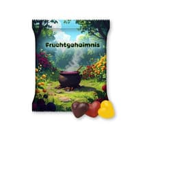 Bio Fruchtgummi-Herzen (vegan), ca. 20g, Maxi-Tüte – Bild 1