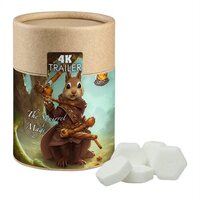 Bio Traubenzucker Orange Drops ca 80g Kraftpapierdose Midi