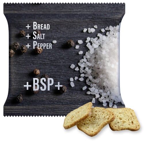 Bio Brot Chips Salz und Pfeffer, ca. 20g, Maxi-XL-Tüte