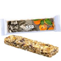 Bio Müsliriegel MultikornAprikose 30g Express Flowpack mit Etikett