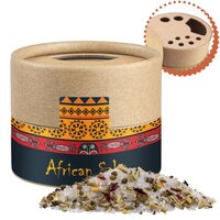 Afrikanisches Salz ca 50g Kraftpapierstreuer Mini