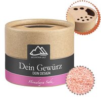 Rosa Kristallsalz ca 75g Kraftpapierstreuer Mini