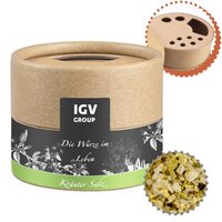 Bio Gewürzmischung Kräutersalz ca 40g Kraftpapierstreuer Mini