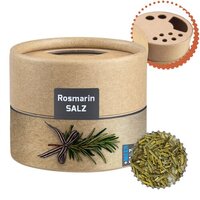 Gewürzmischung RosmarinSalz ca 52g Kraftpapierstreuer Mini