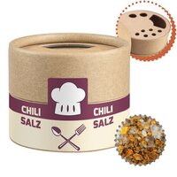 Gewürzmischung ChiliSalz ca 30g Kraftpapierstreuer Mini