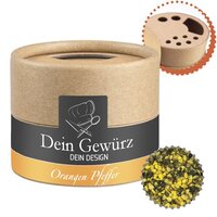 Gewürzmischung OrangenPfeffer ca 40g Kraftpapierstreuer Mini