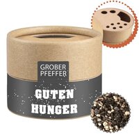 Pfeffer geschrotet ca 38g Kraftpapierstreuer Mini