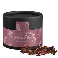 Bio Weihnachts Früchtetee ca 25g Kraftpapierdose Mini schwarz
